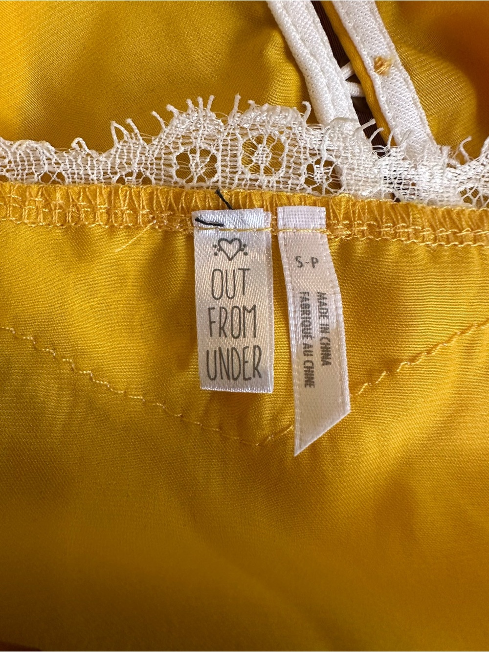 Urban Outfitters Out From Under Satin Lace Cami Dainty Coquette Fairy Grunge | S - Picture 5 of 8
